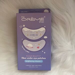 The Crème Shop  Fiber Under Eye Patches - Brightening Vitamin C -NIB
